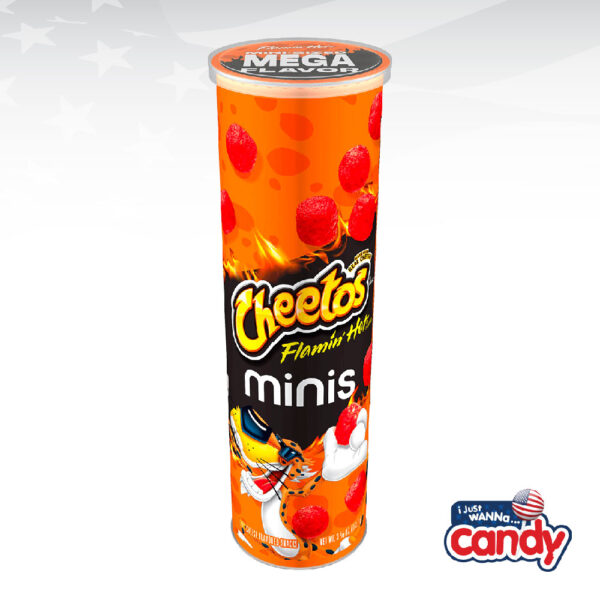 Cheetos Minis Flamin Hot Canister