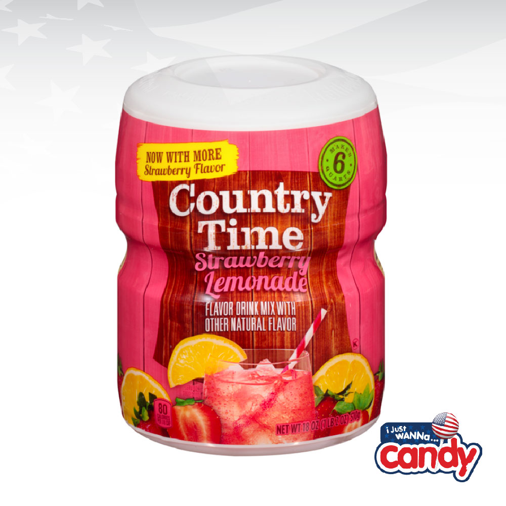 Country Time 6QT Strawberry Lemonade 18oz (510g) IJustWannaCandy