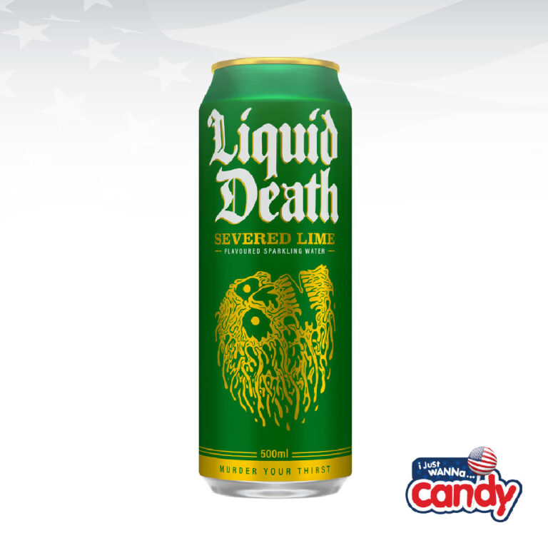 Liquid Death Severed Lime Sparkling Water (500ml) IJustWannaCandy