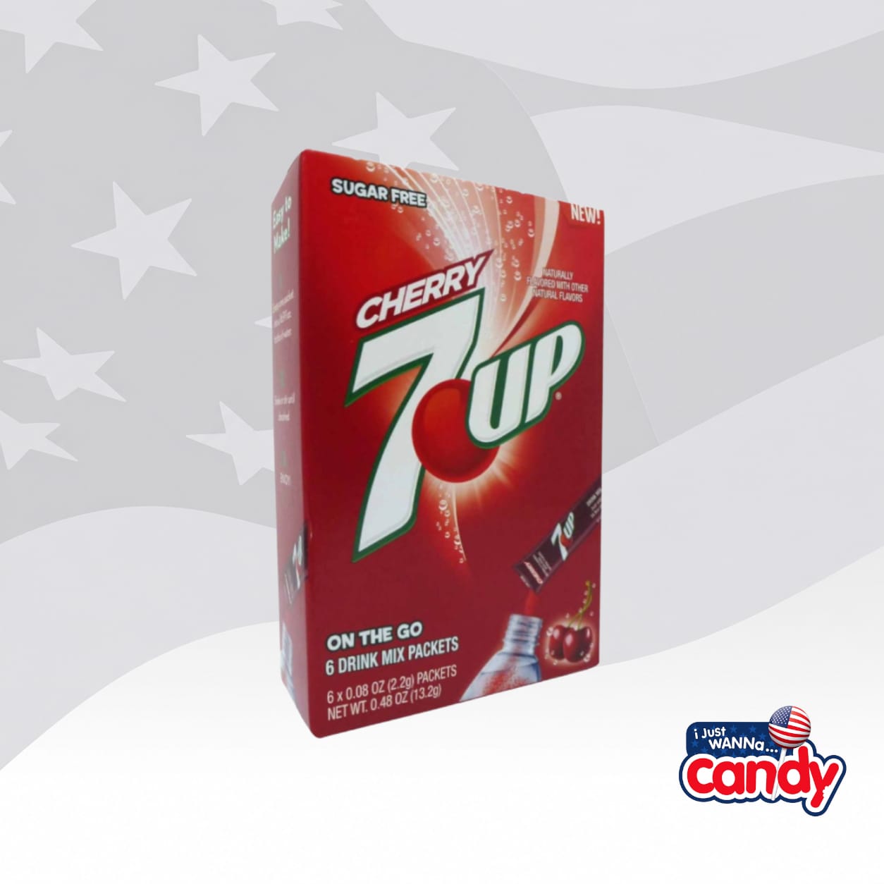 7up Singles To Go Cherry Drink Mix 0.48oz (13.2g)