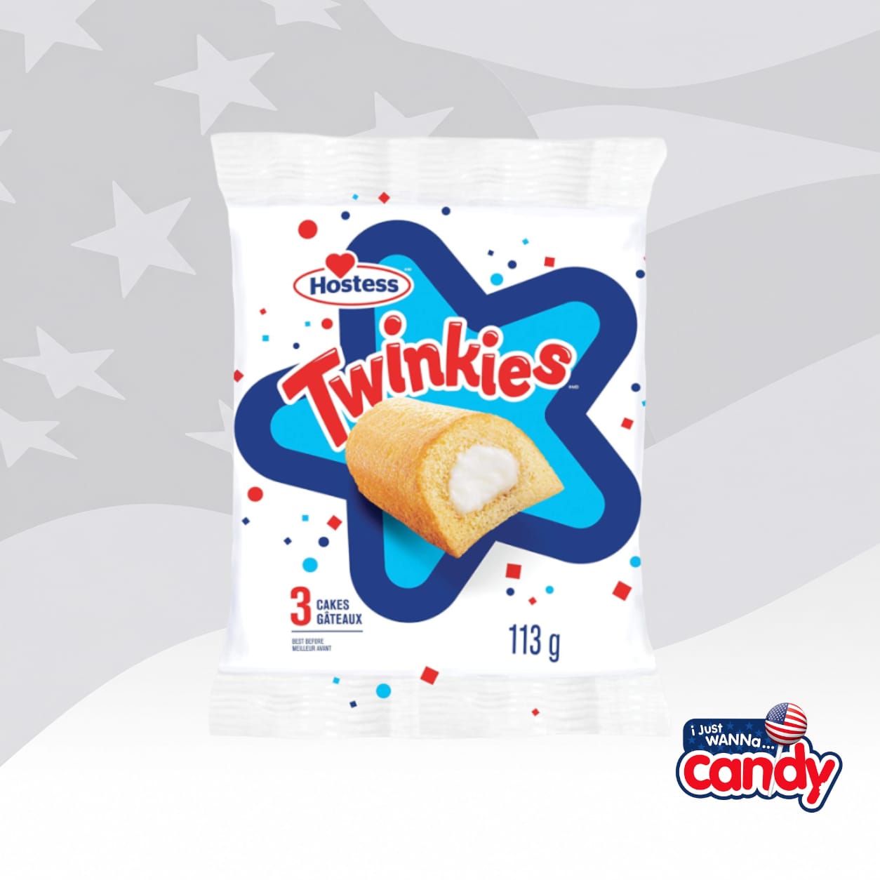 Hostess Twinkies Single Serve 3 Pack 113g (Canadian)