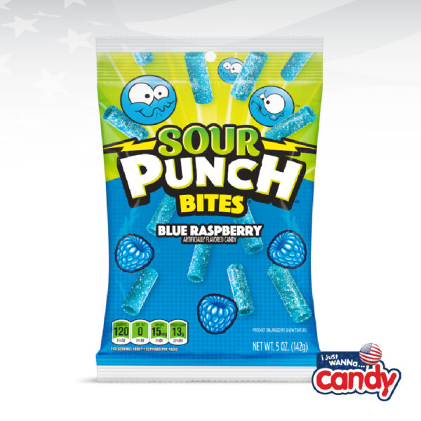 Sour Punch Bites Blue Raspberry