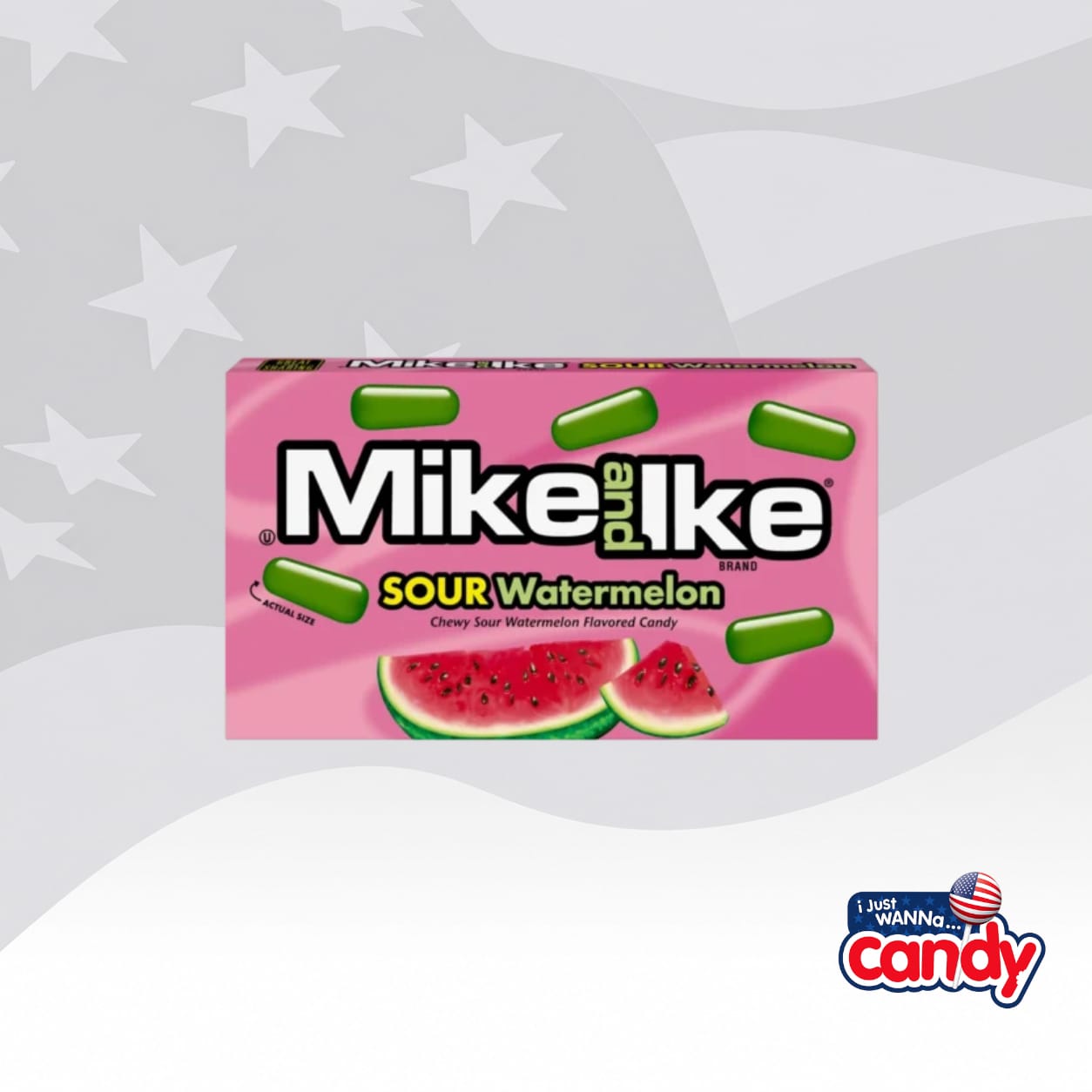 Mike & Ike Mini Sour Watermelon .78oz (22g)