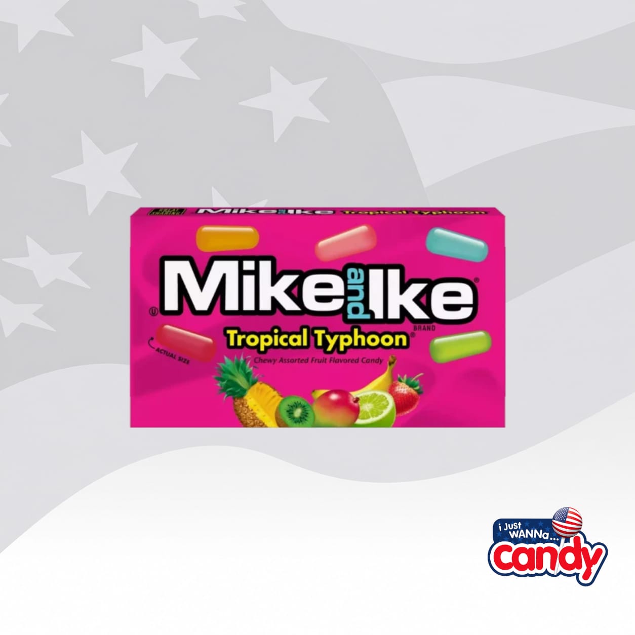 Mike & Ike Mini Tropical Typhoon .78oz (22g)