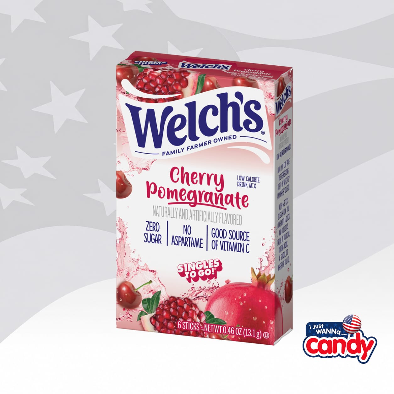 Welchs Cherry Pomegranate Singles To Go 0.46oz (13.1g)