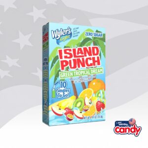 Wylers Light Singles To Go Island Punch Green Tropical Dream 0.91oz (25.8g)