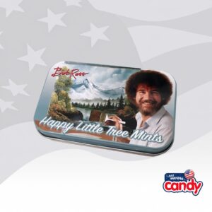 Boston America Bob Ross Happy Little Tree Mints Tin 1.5oz (42.5g)