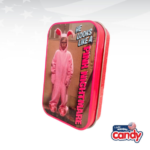 Boston American A Christmas Story Pink Nightmare Mints Tin