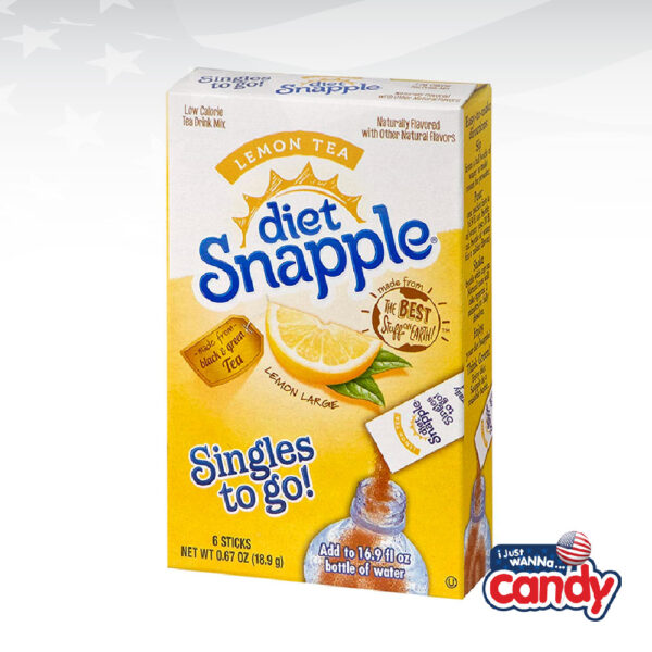 Diet Snapple Singles to go Lemon Tea 6 Pack