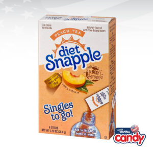 Diet Snapple Singles to go Peach Tea 6 Pack