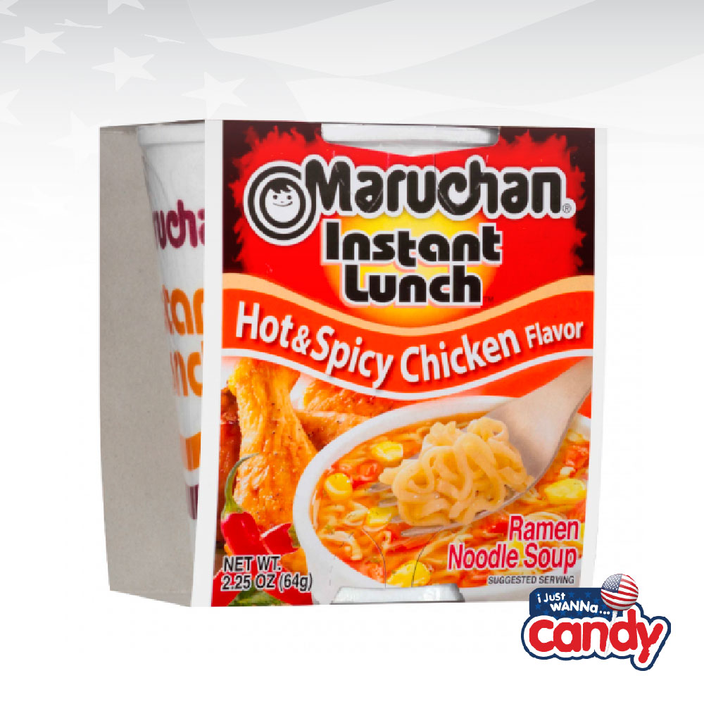 Maruchan Instant Lunch Hot and Spicy Chicken Noodles 2.25oz (64g