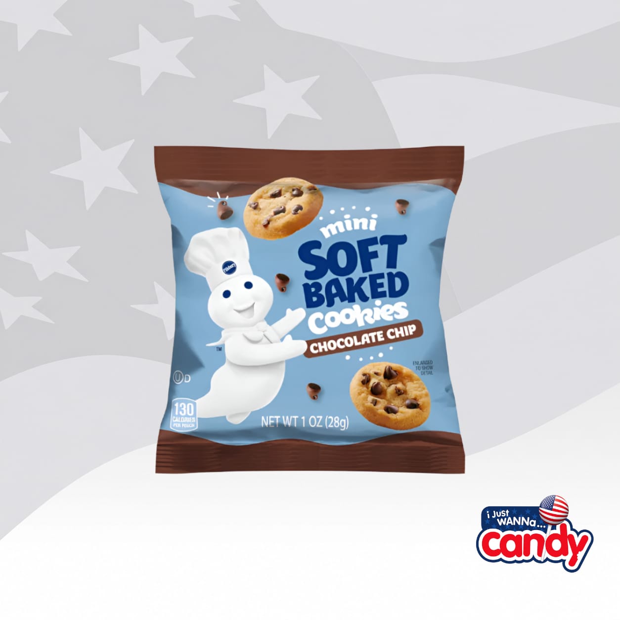 Pillsbury Mini Chocolate Chip Cookies 1.5oz (42g)