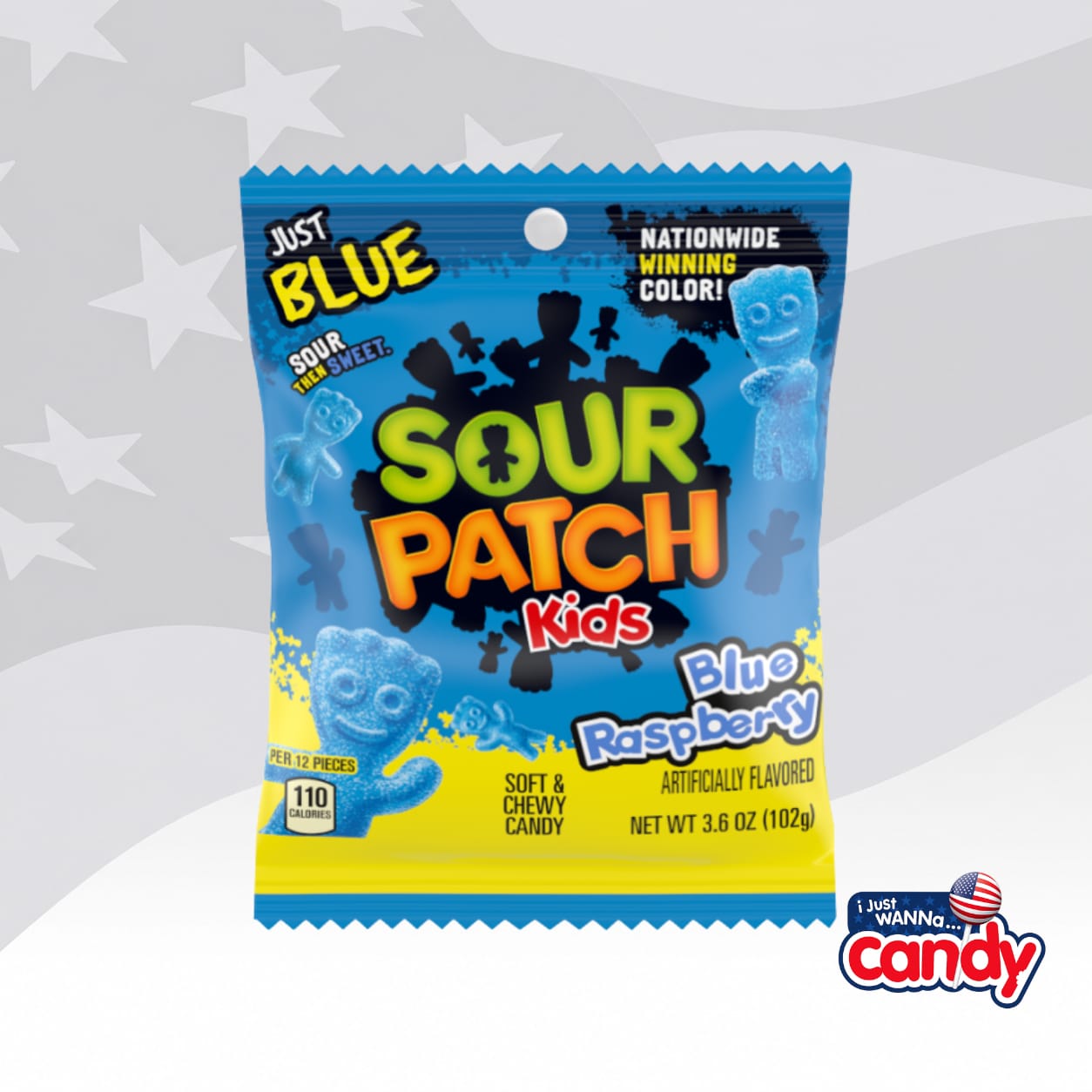 Sour Patch Kids Blue Raspberry 3.6oz (102g)