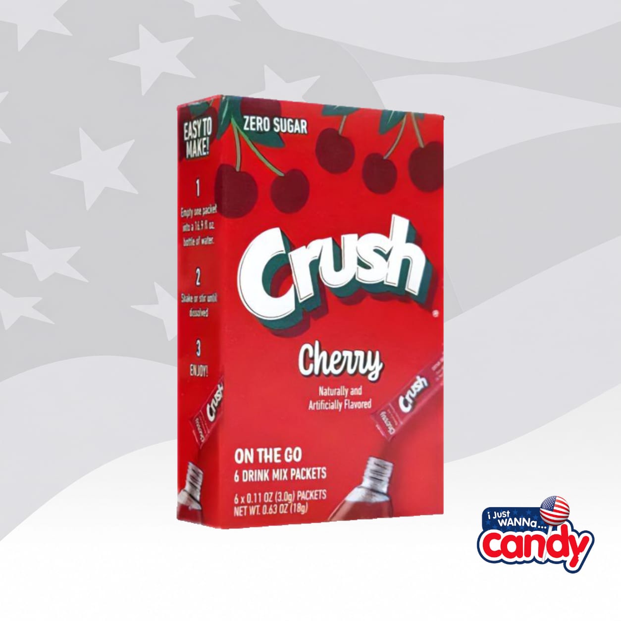 Crush Cherry Singles To Go 0 55oz 15 6g IJustWannaCandy