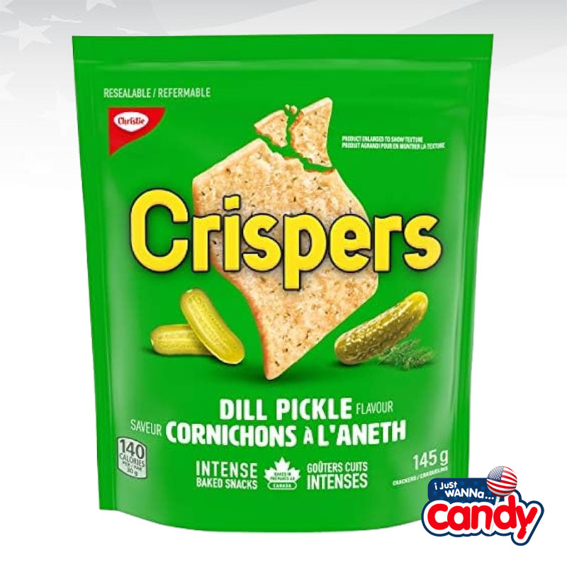Crispers Dill Pickle Crackers 145g (Canada) IJustWannaCandy
