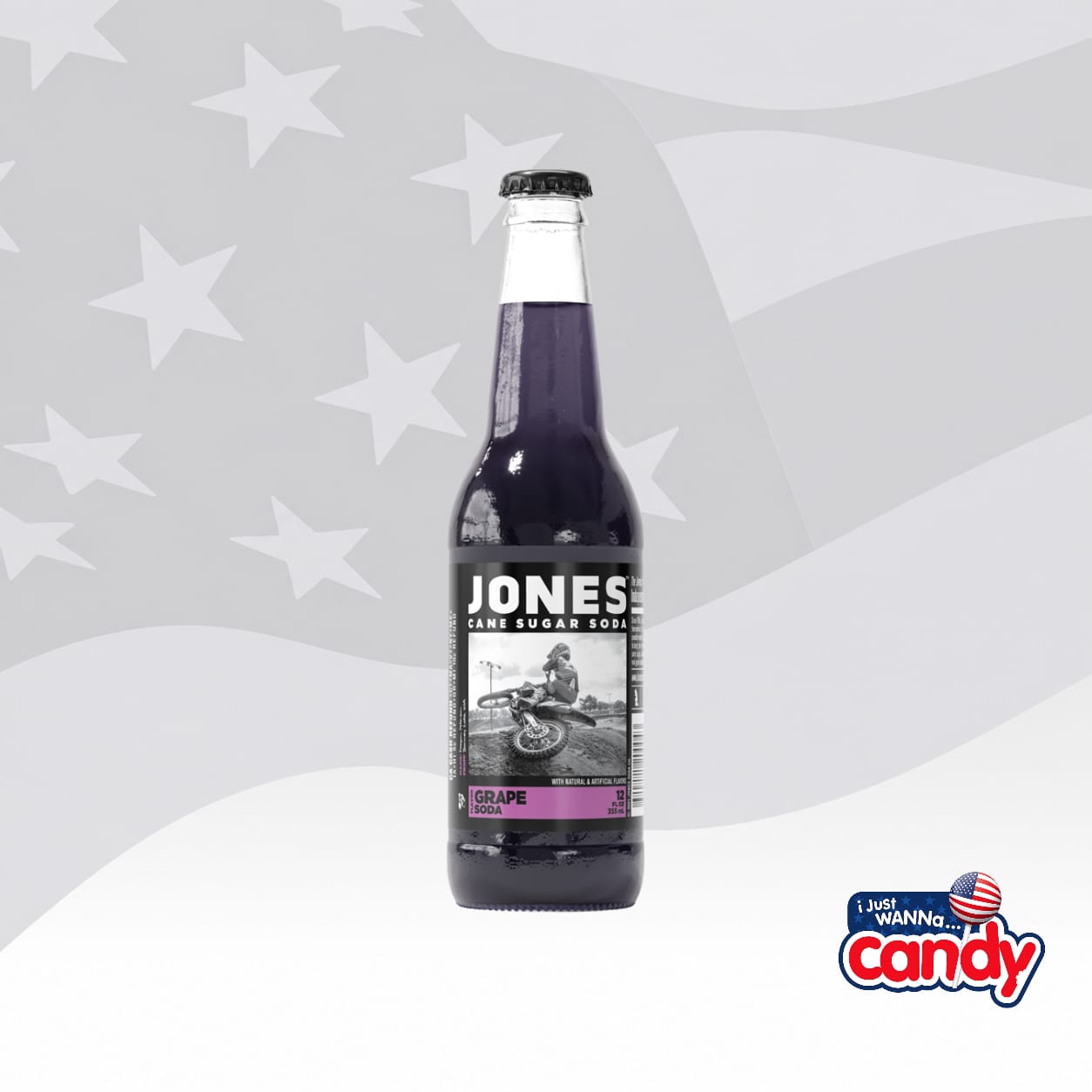 Jones Soda Grape 12fl.oz (355ml)