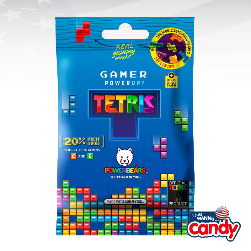 Powerbears Gamer PowerUp Tetris 50 grammes - Mr Candy