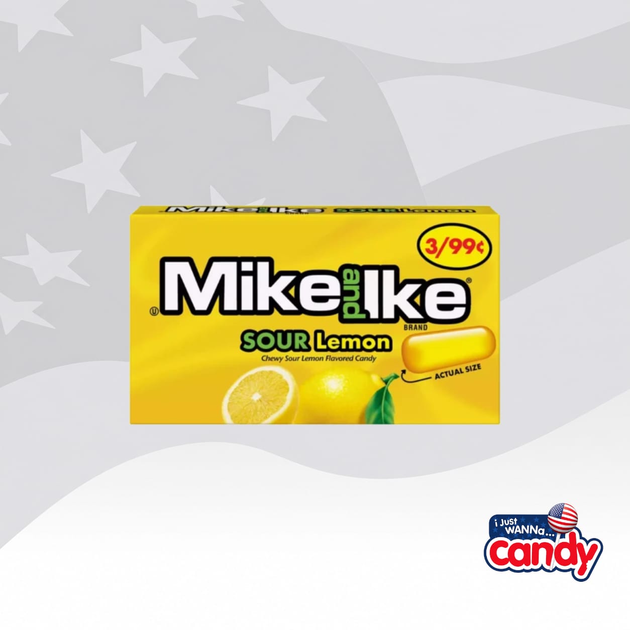 Mike & Ike Mini Sour Lemon .78oz (22g)