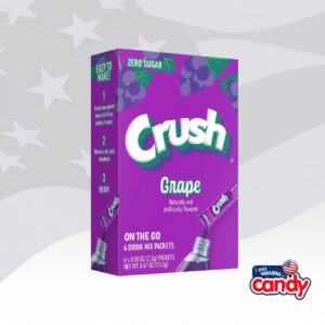 Crush Singles To Go Zero Sugar Grape .43oz (13.7g)