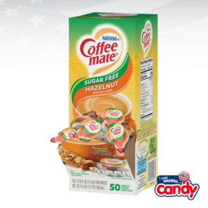 Coffee Mate Creamer Pods Sugar Free Hazelnut Box of 50