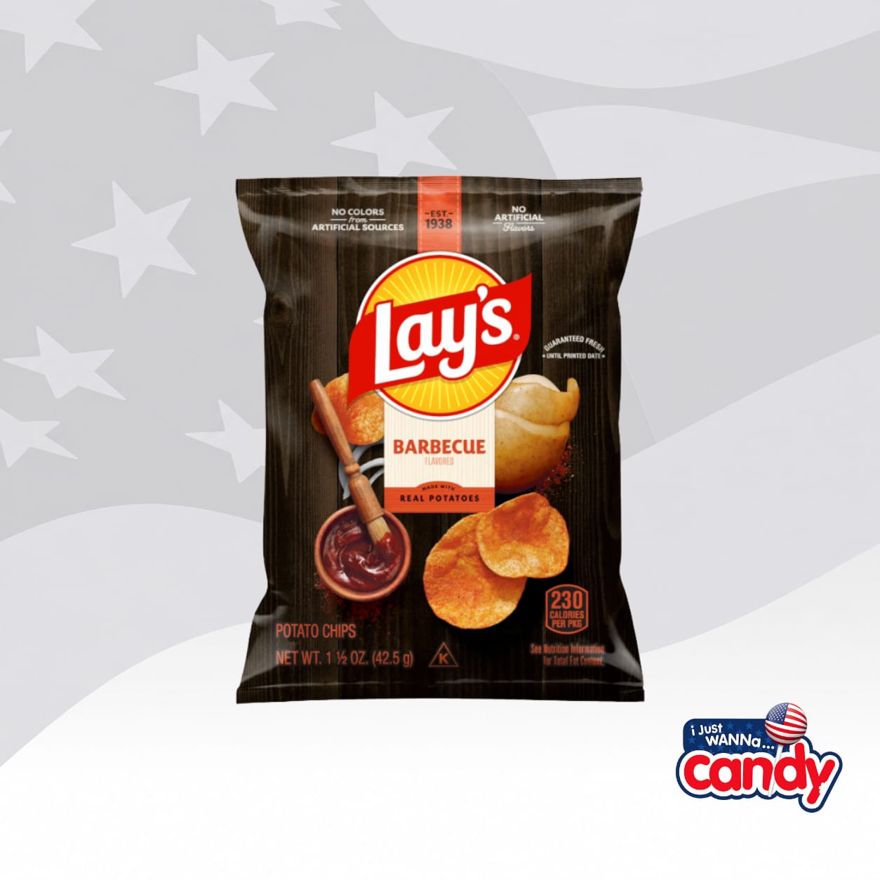 Lays Barbecue Chips 1.5oz (42g)