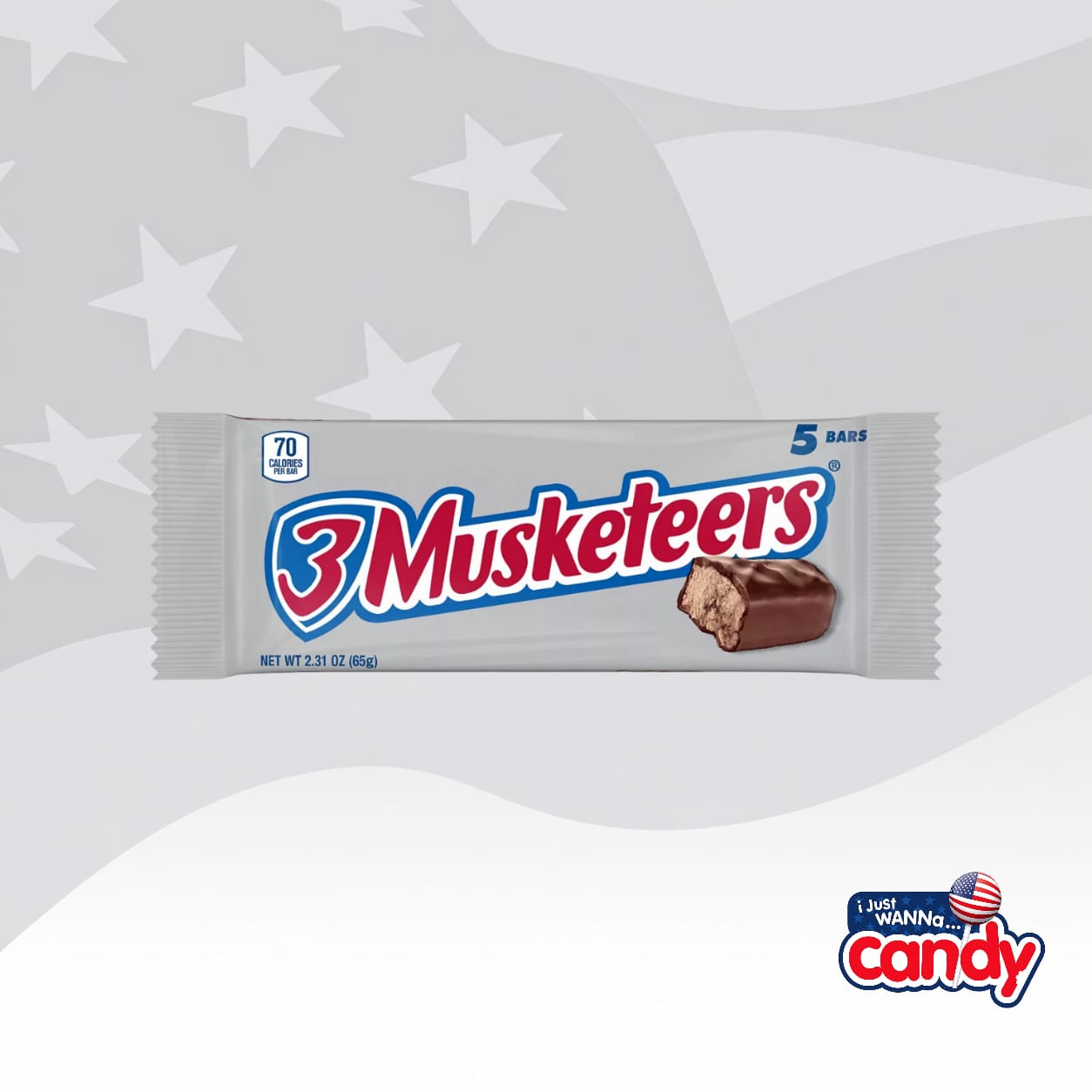 3 Musketeers Fun Size 5 Pack 2.31oz (65g)