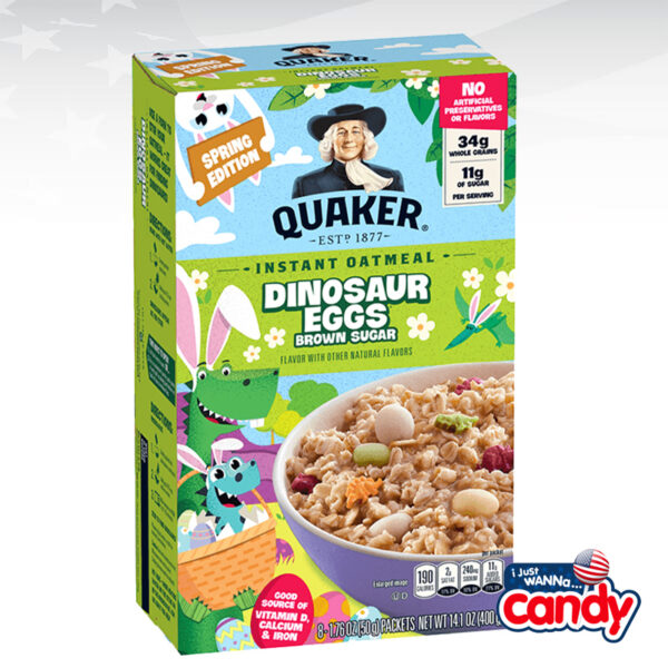 Quaker Dinosaur Eggs Instant Oatmeal 14.1oz (400g)