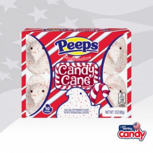 Peeps Candy Cane Chicks 10 Pack 3oz (85g)