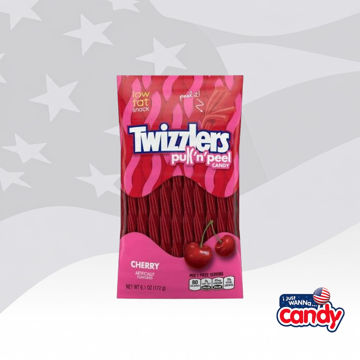 Twizzlers Pull n Peel Cherry 6.1oz (172g)