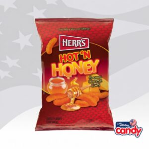 Herrs Hot n Honey Cheese Curls 6oz (170g)