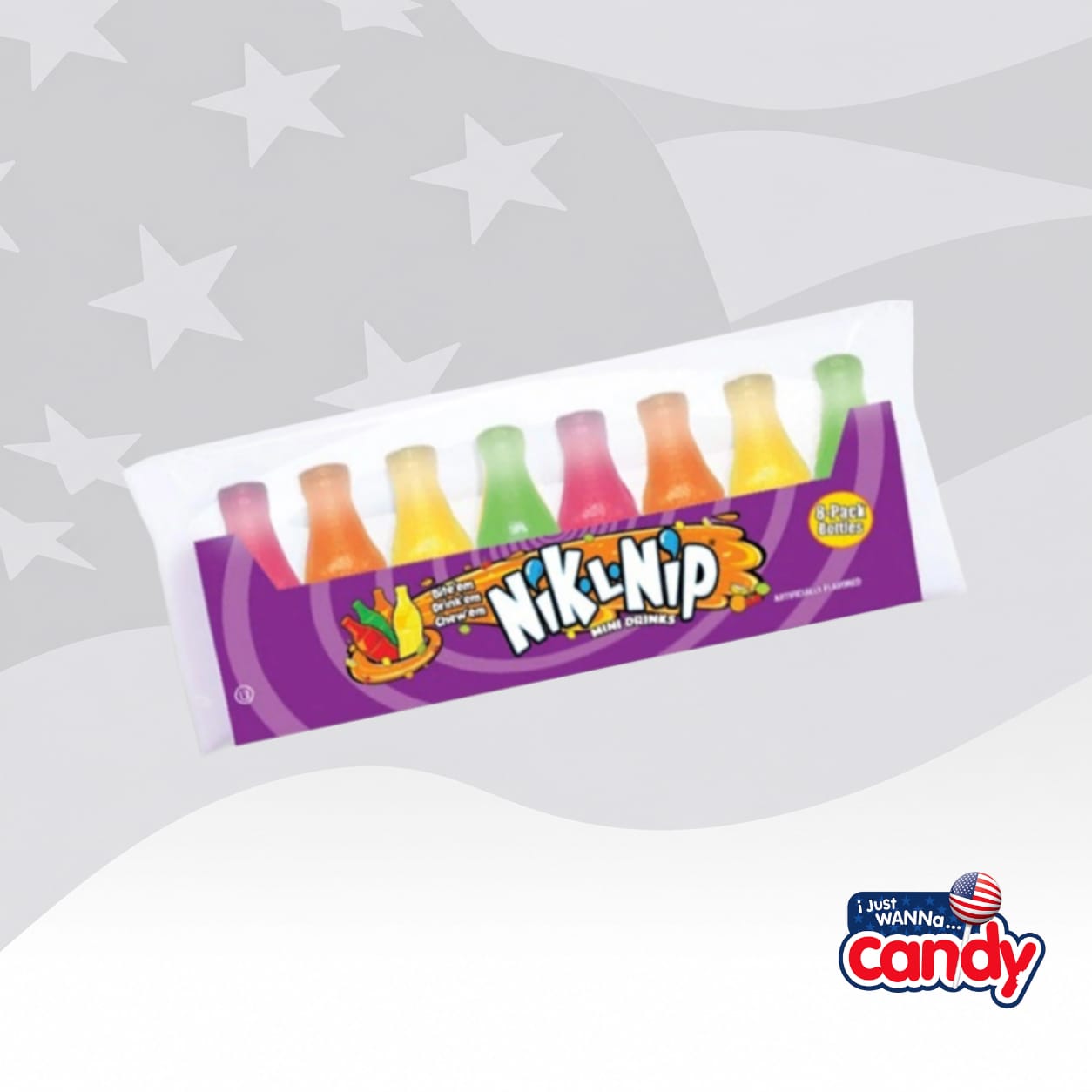 Nik-L-Nip Wax Bottles 8 Pack 2.79oz (79g)