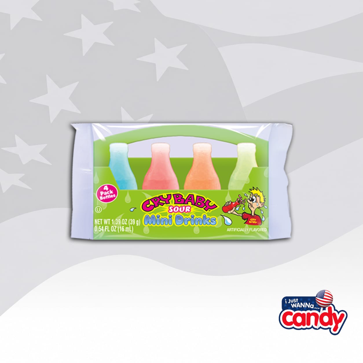 Nik-L-Nip Cry Baby Wax Bottles 4 Pack 1.36oz (39g)