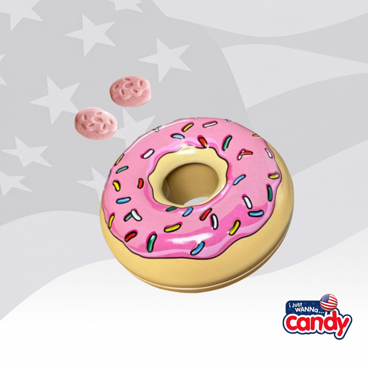 Boston America The Simpsons Donut Candy Tin 1.5oz (42.5g)