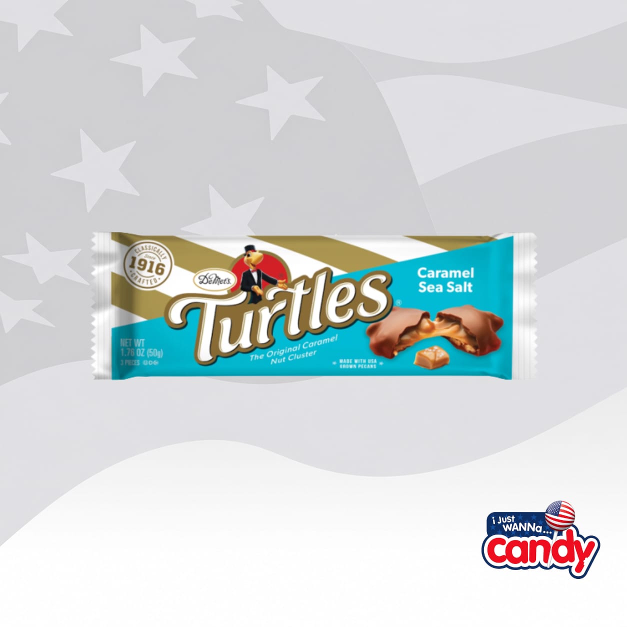 DeMets Turtles Sea Salt Caramel 1.76oz (50g)