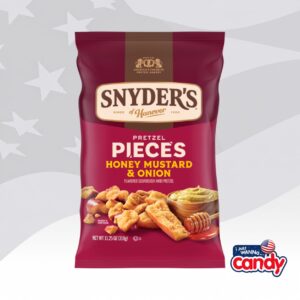 Snyders Pretzel Pieces Honey Mustard & Onion 3.88oz (110g)