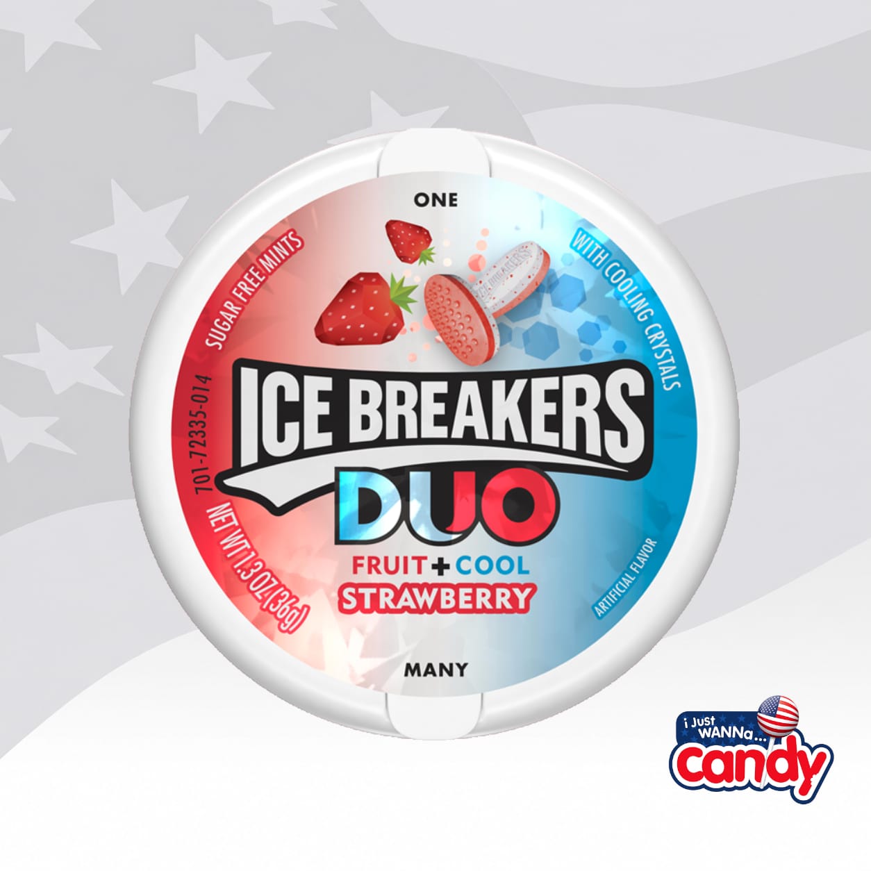 Ice Breakers DUO Strawberry Mints 1.3oz (36g)