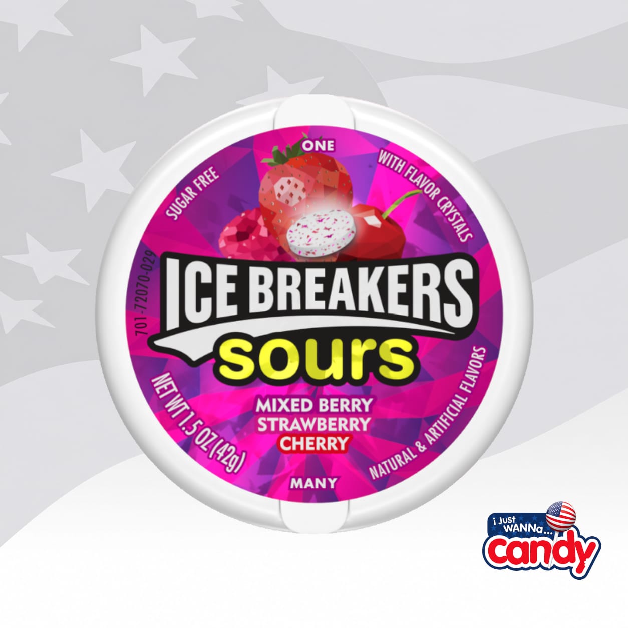 Ice Breakers Sours Mixed Berry 1.5oz (42g)