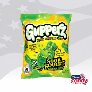 Gupperz Sour Squirt Grenade Gummies 2.5oz (72g)