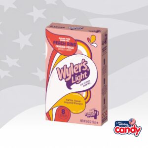 Wylers Light Singles To Go WaterTok Peach Ring (12g)