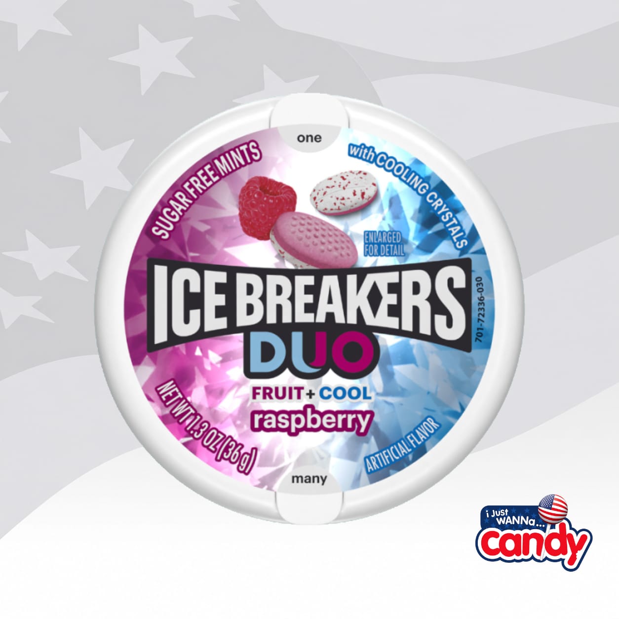 Ice Breakers DUO Raspberry Mints 1.3oz (36g)