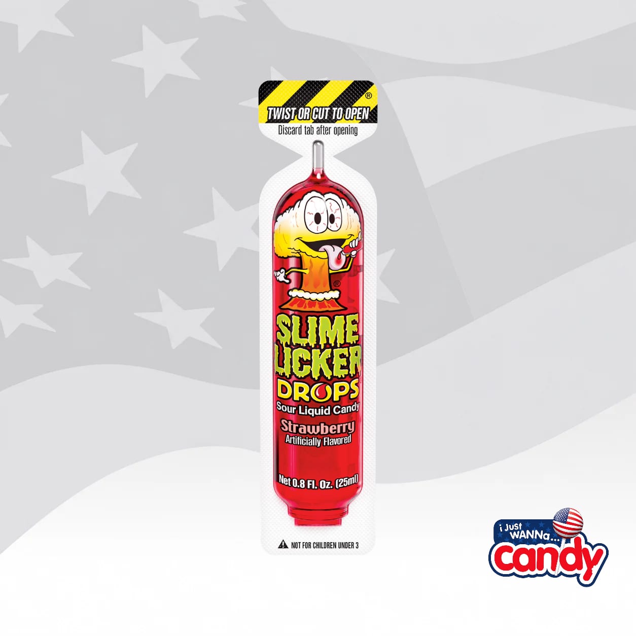 Toxic Waste Slime Licker Drops Strawberry 0.8oz (23g)