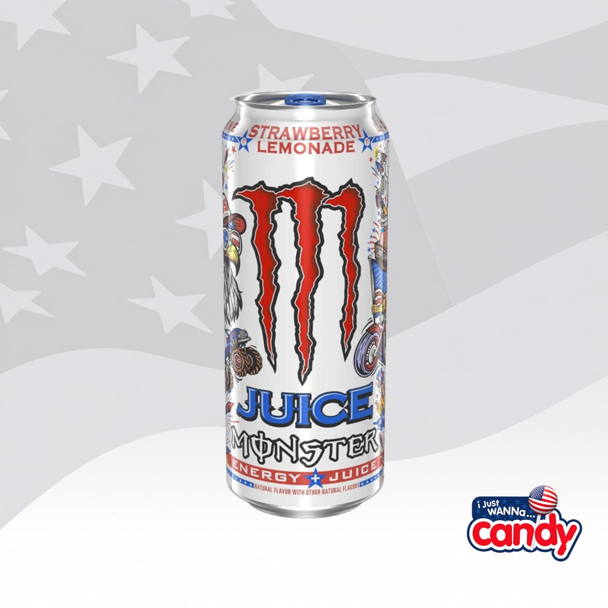 Monster Juice Strawberry Lemonade 16oz (473ml)