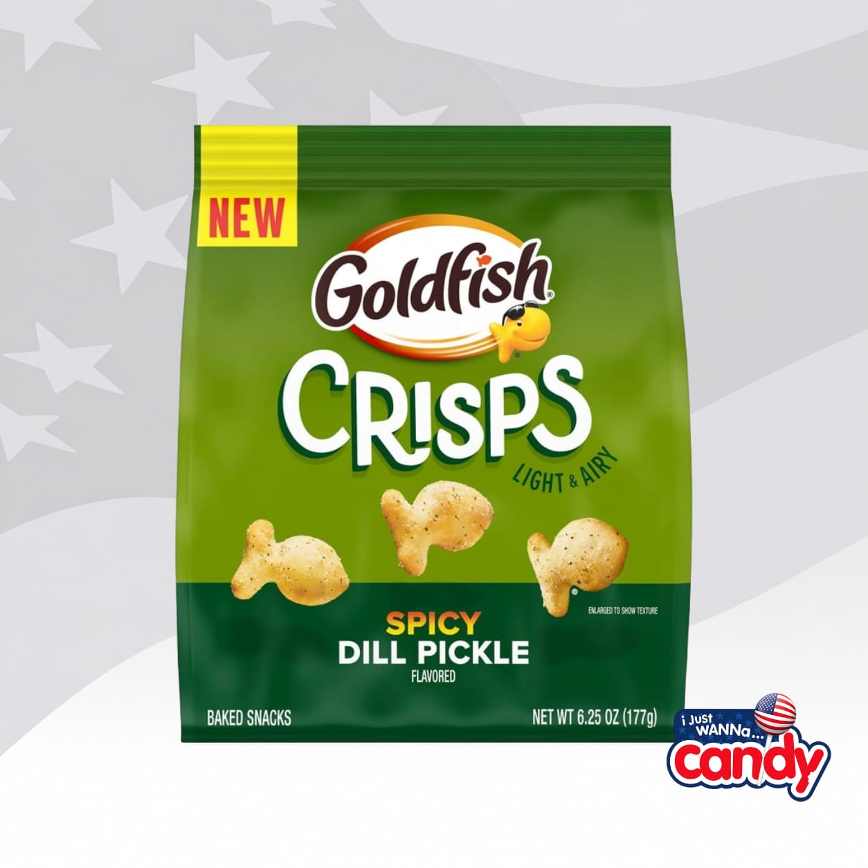 Goldfish Crisps Spicy Dill Pickle 6.25oz (177g) Canada