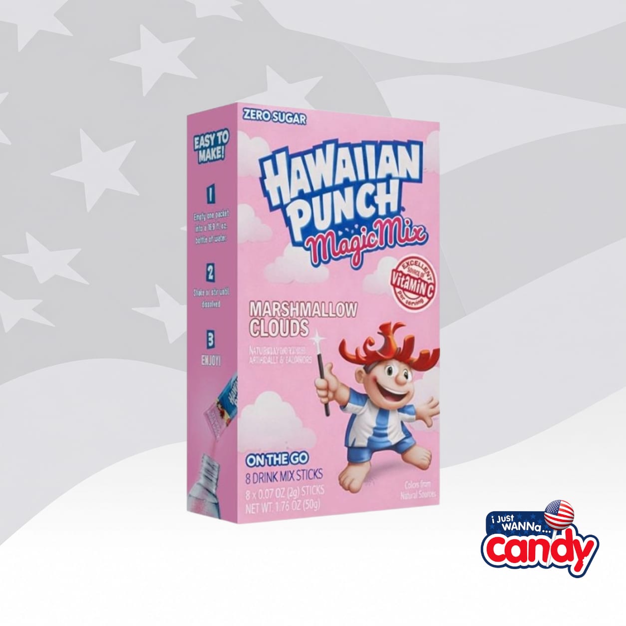 Hawaiian Punch Magic Mix Marshmallow Clouds Singles To Go 1.76oz (50g)