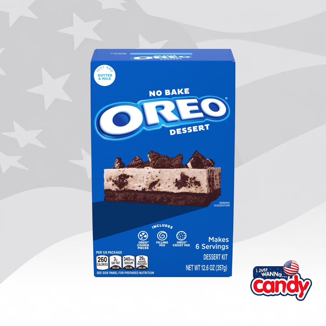 Jell-O Oreo No Bake Dessert 12.6oz (357g)