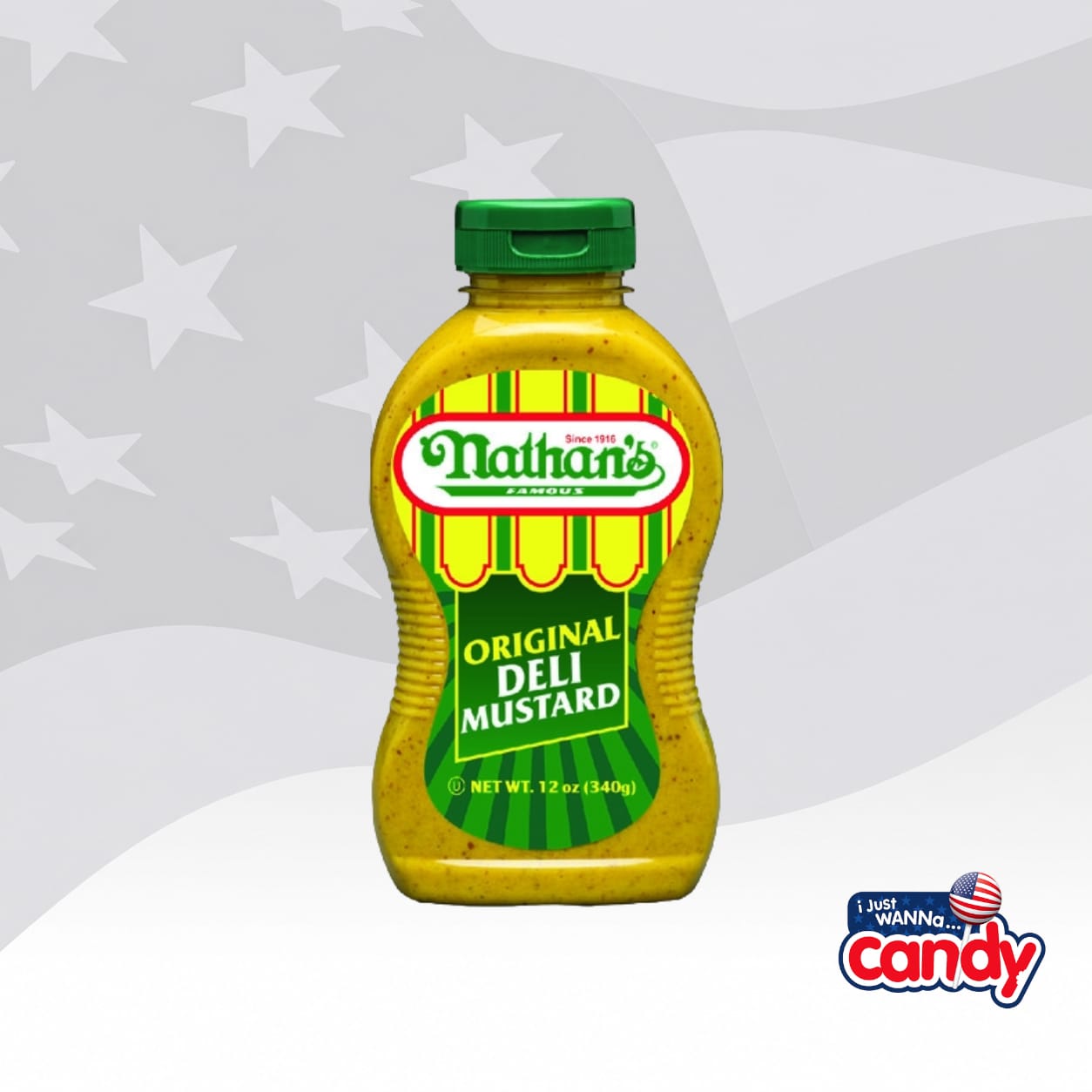 Nathans Original Coney Island Deli Mustard 12oz (340g)