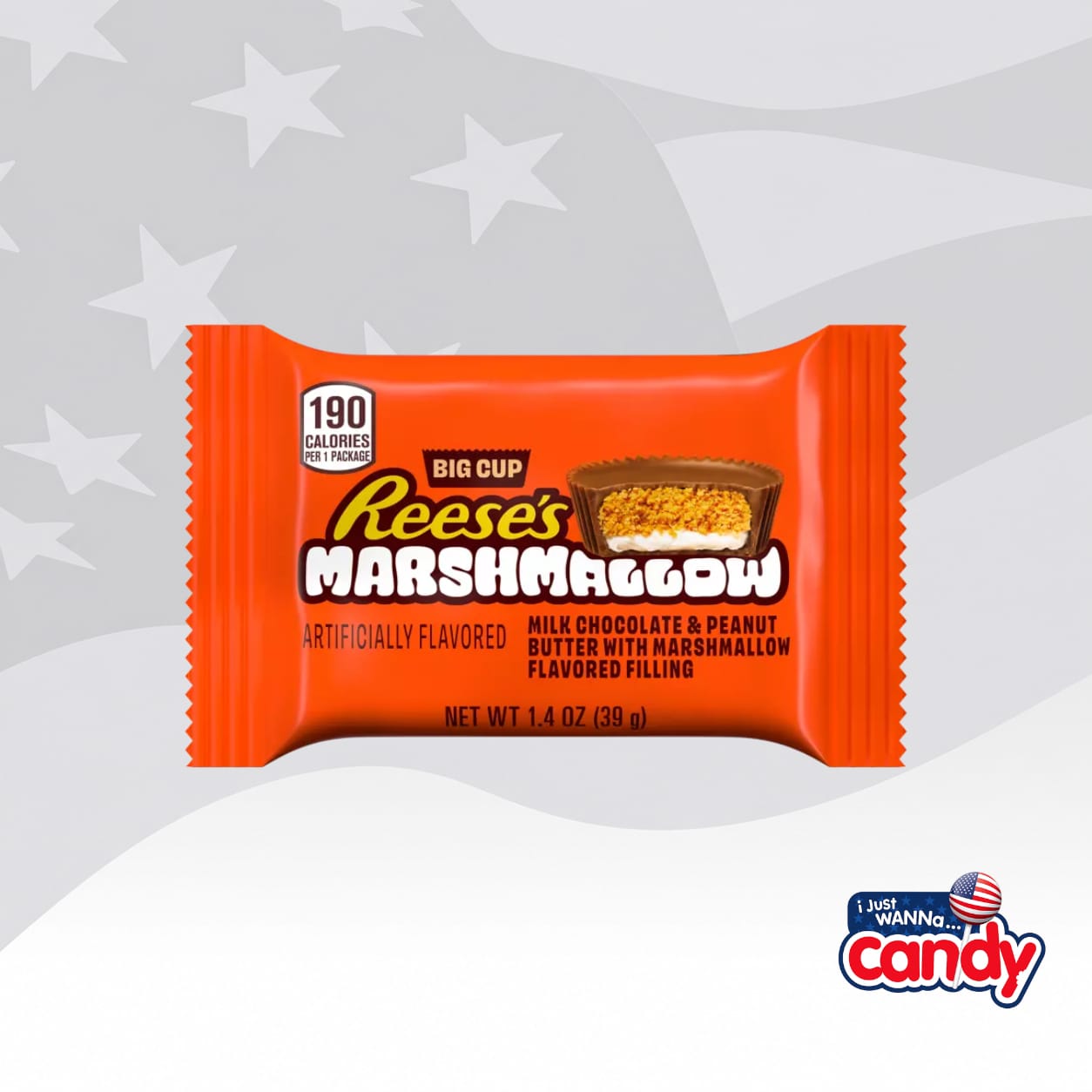 Reeses Big Cup Marshmallow 1.4oz (39g)