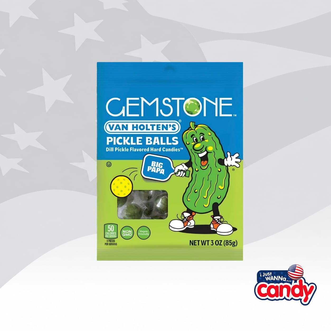 Van Holtens Gemstone Big Papa Dill Pickle Balls 3oz (85g)