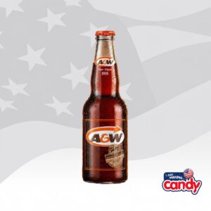 A&W Root Beer Glass Bottle (341ml) Canada