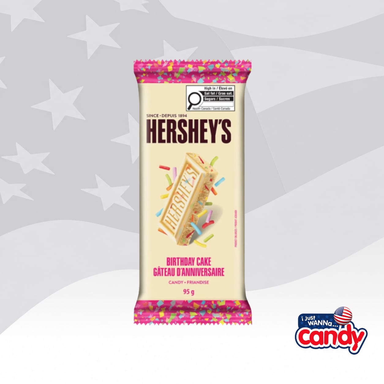 Hersheys Birthday Cake Bar (95g) Canada